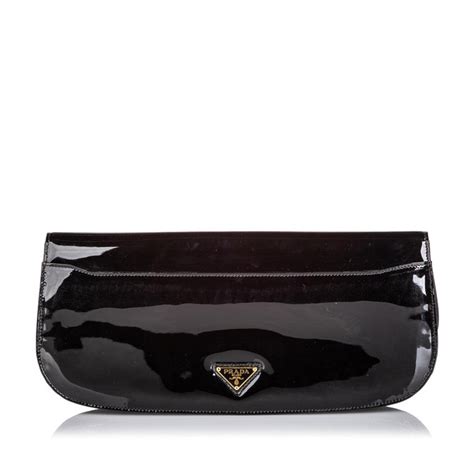 prada leather clutch for sale|prada authentic bag.